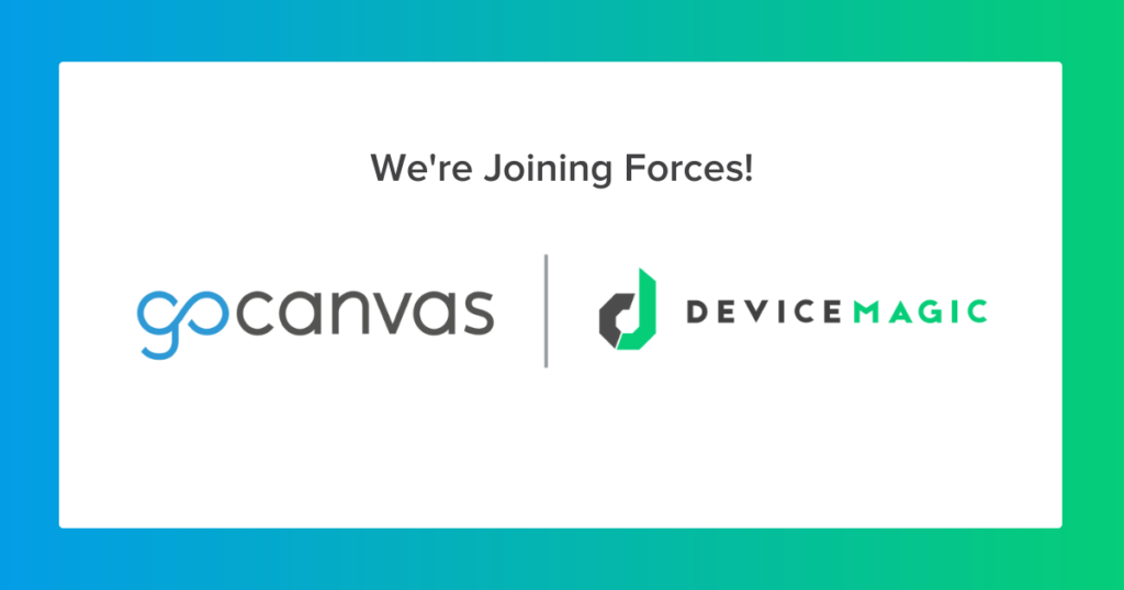gocanvas and device magic join forces